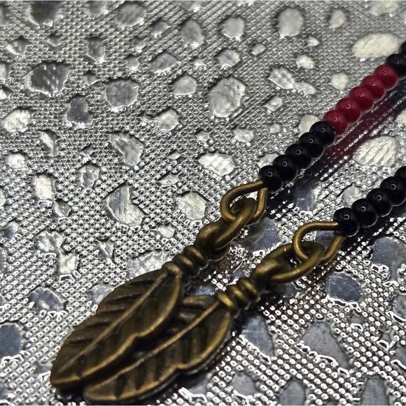 "5/$25" Artisan Southwestern Multicolor Seed Bead Stick Dangle Earrings 925 Post - Picture 3 of 8